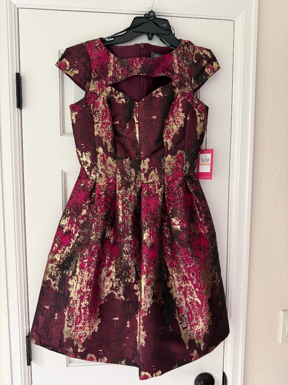 Vince Camuto metallic size 2 dress NWT